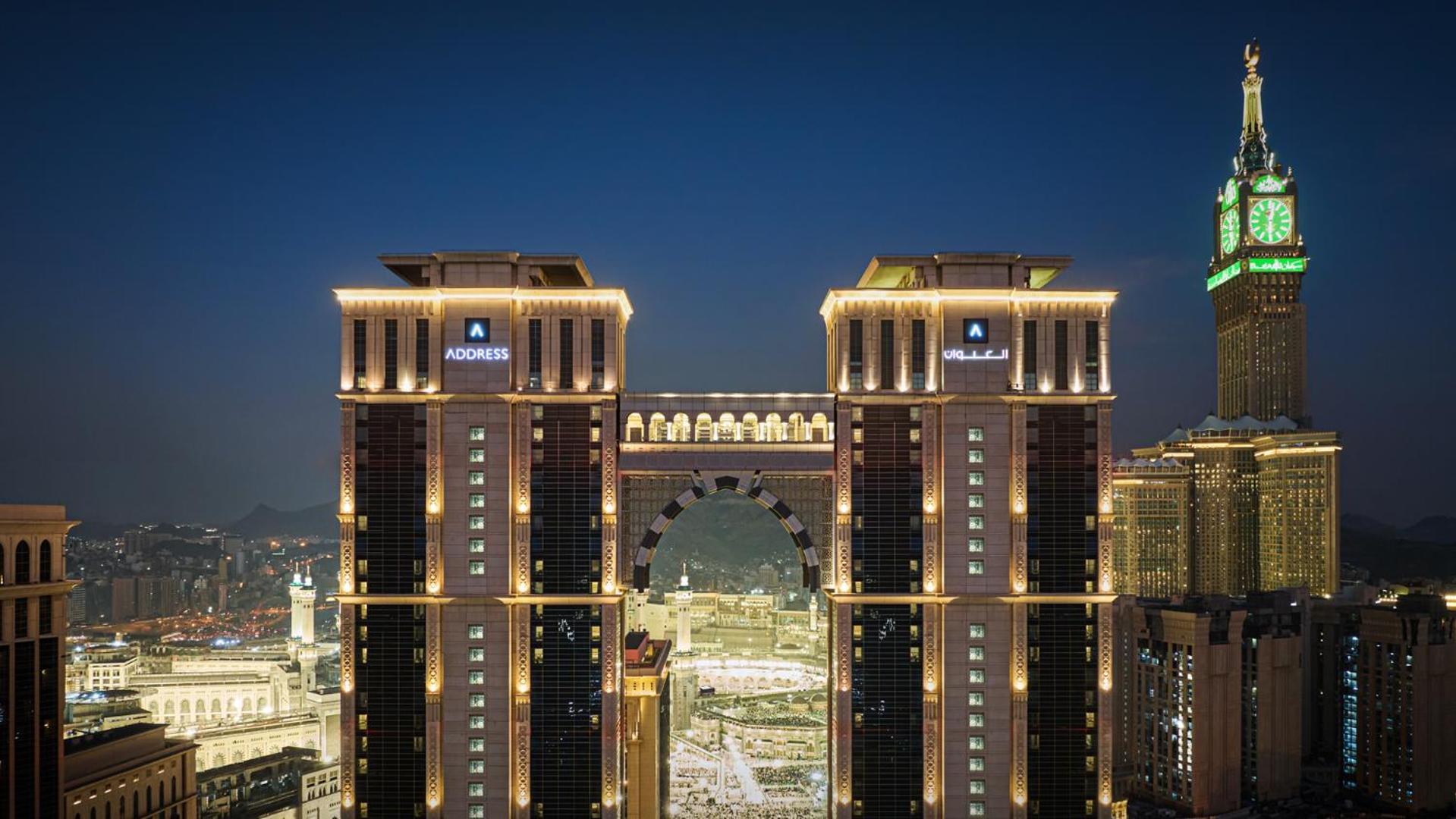 אפרטהוטל מכה Address Jabal Omar Makkah מראה חיצוני תמונה The Abraj Al Bait Towers